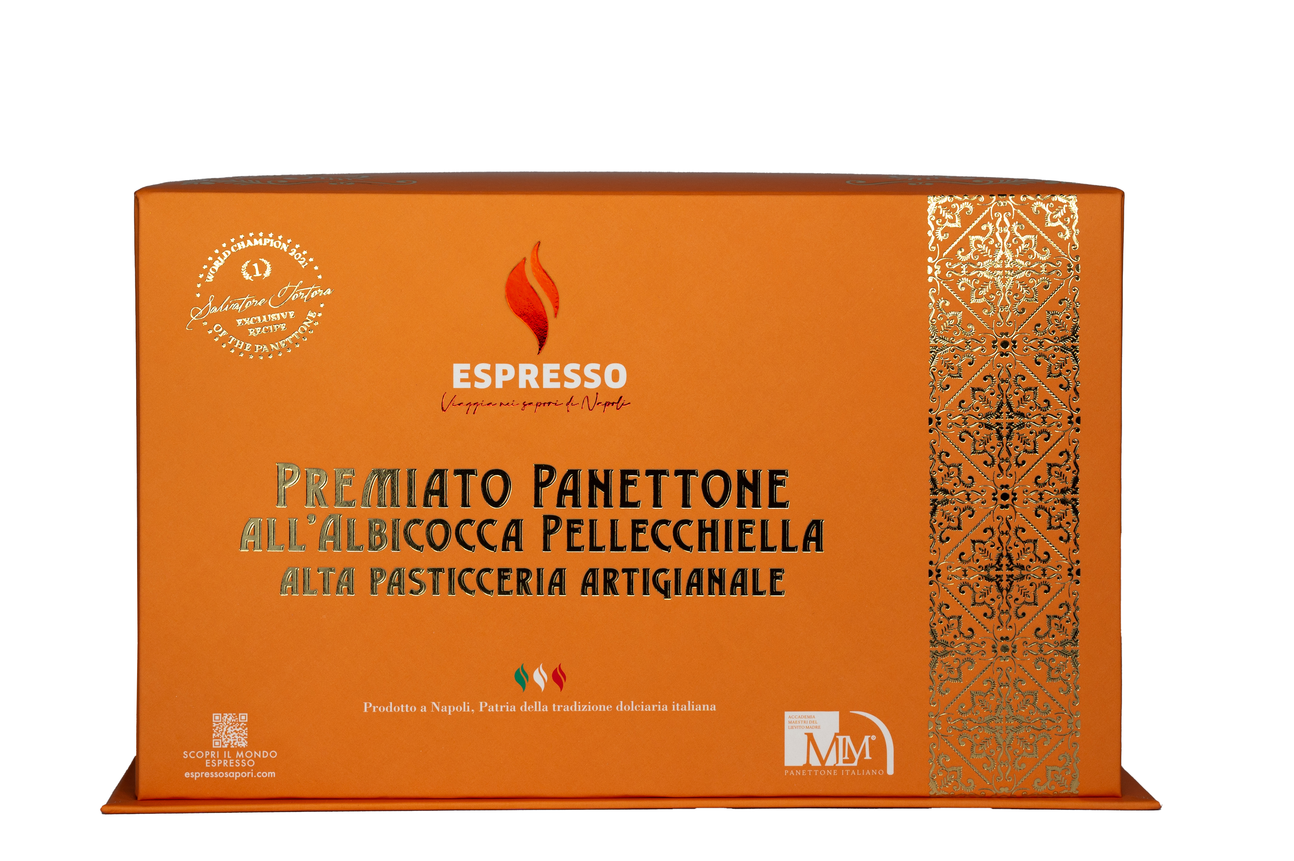 Panettone Albicocca Pellecchiella disponibile dal 25 novembre