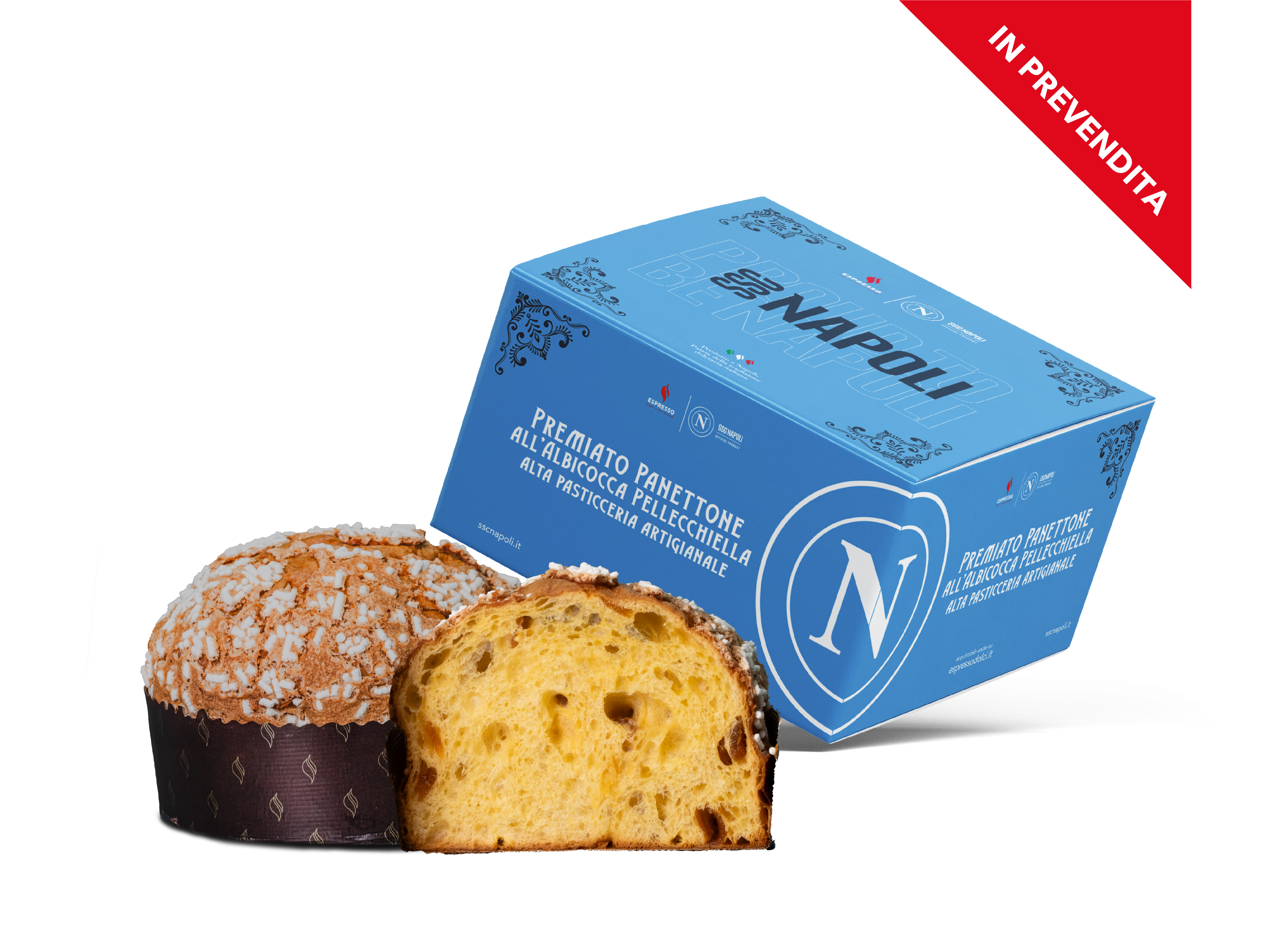 Panettone Albicocca Pellecchiella SSC NAPOLI